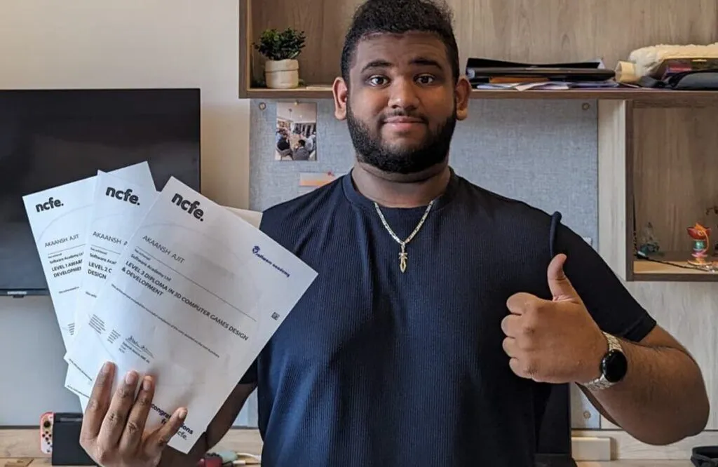 Student Akaansh success story